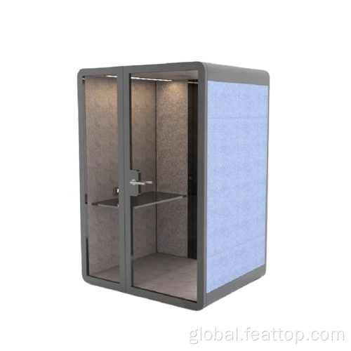 High-end Minimalist Office Combination High-End Minimalist Design Privacy Glass Office Soundproof Supplier